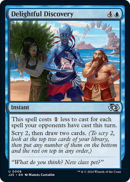 Delightful Discovery (J25-006) - Foundations Jumpstart - Premium MTG Single from Wizards of the Coast - Just $0.25! Shop now at Game Crave Tournament Store