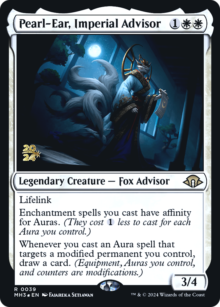 Pearl-Ear, Imperial Advisor (PMH3-39S) - Modern Horizons 3 Promos Foil - Premium MTG Single from Wizards of the Coast - Just $0.66! Shop now at Game Crave Tournament Store