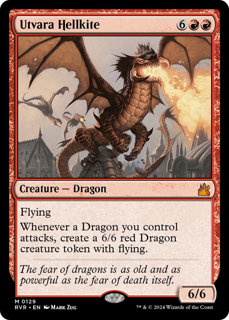 Utvara Hellkite (RVR-129) - Ravnica Remastered - Premium MTG Single from Wizards of the Coast - Just $17.86! Shop now at Game Crave Tournament Store