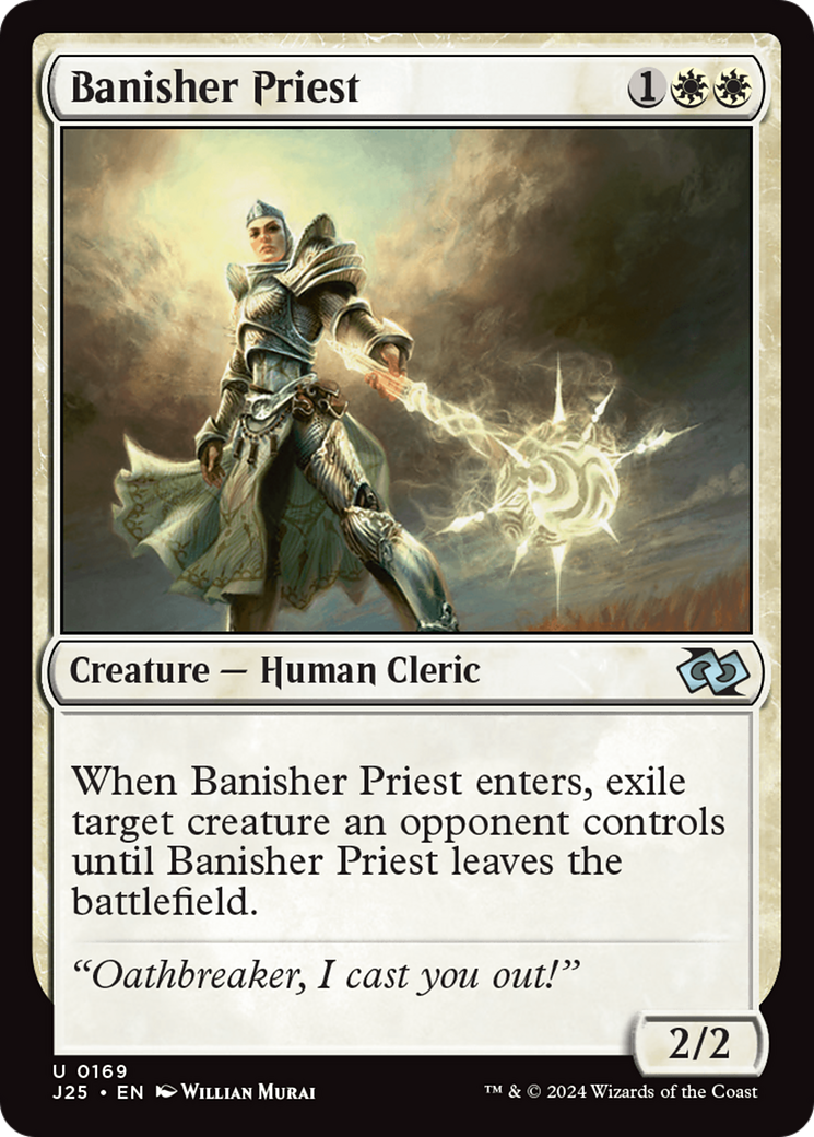 Banisher Priest (J25-169) - Foundations Jumpstart - Premium MTG Single from Wizards of the Coast - Just $0.25! Shop now at Game Crave Tournament Store