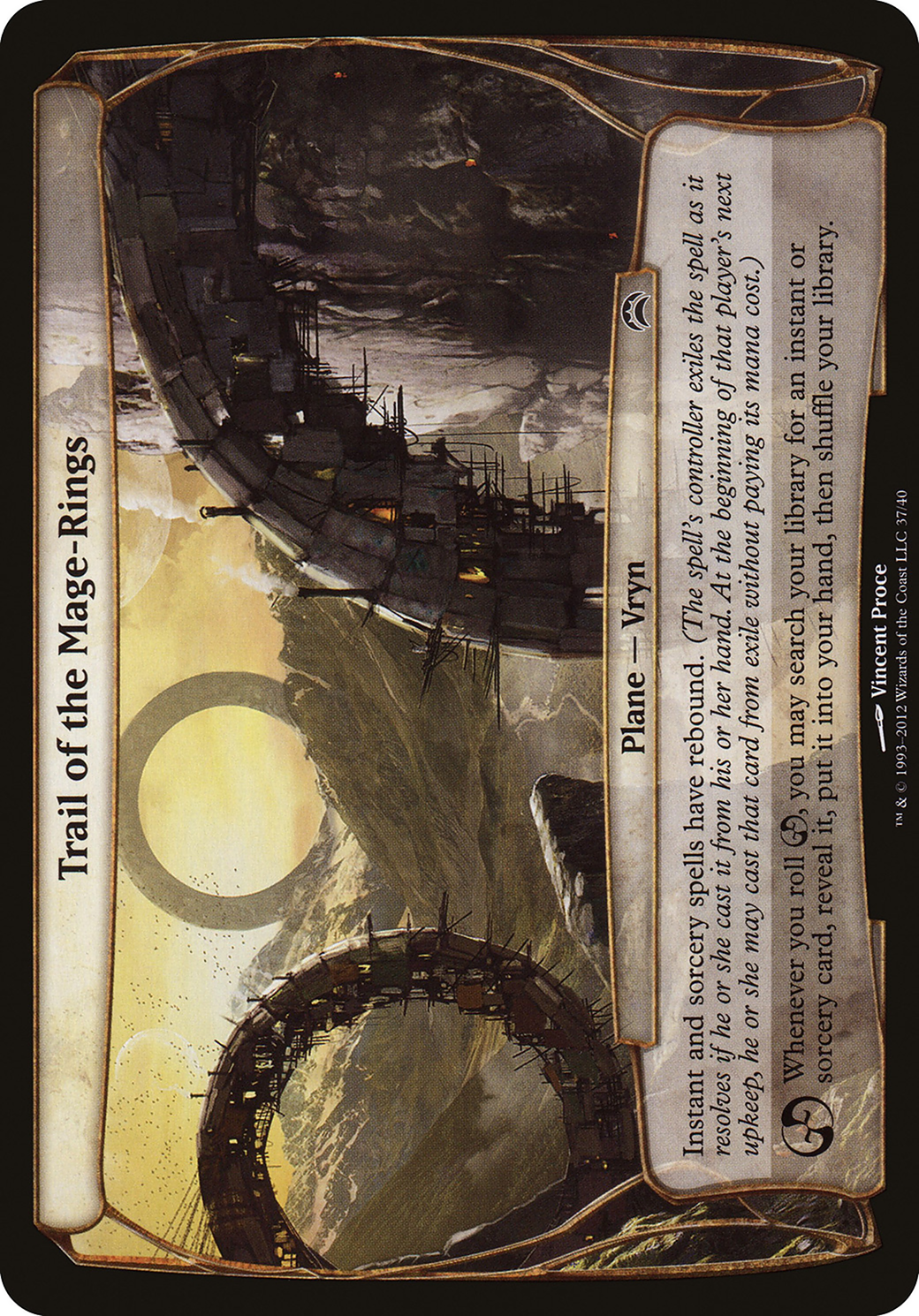 Trail of the Mage-Rings (OPC2-037) - Planechase 2012 Planes