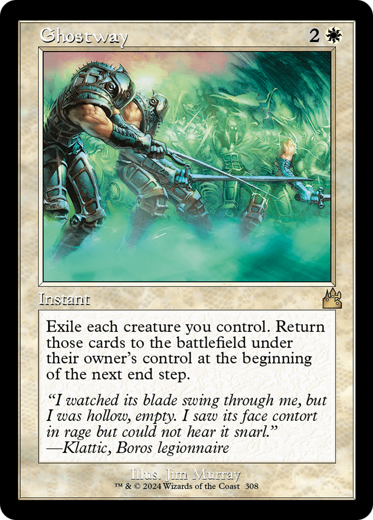 Ghostway (RVR-308) - Ravnica Remastered - Premium MTG Single from Wizards of the Coast - Just $1.18! Shop now at Game Crave Tournament Store