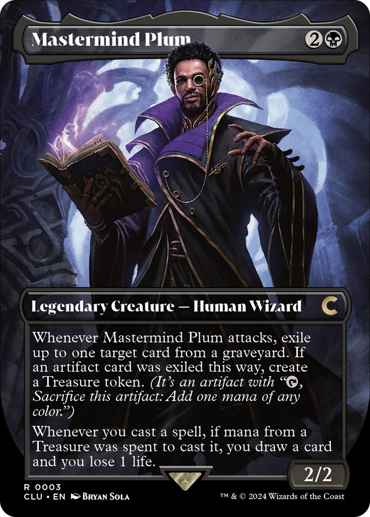 Mastermind Plum (CLU-003) - Ravnica: Clue Edition (Borderless) - Premium MTG Single from Wizards of the Coast - Just $0.95! Shop now at Game Crave Tournament Store