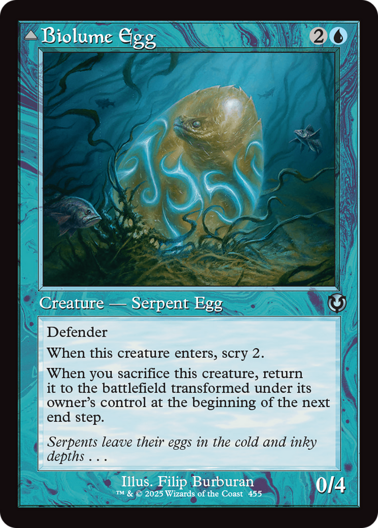 Biolume Egg (Retro Frame) (-455) - Innistrad Remastered - Premium MTG Single from Wizards of the Coast - Just $0.25! Shop now at Game Crave Tournament Store