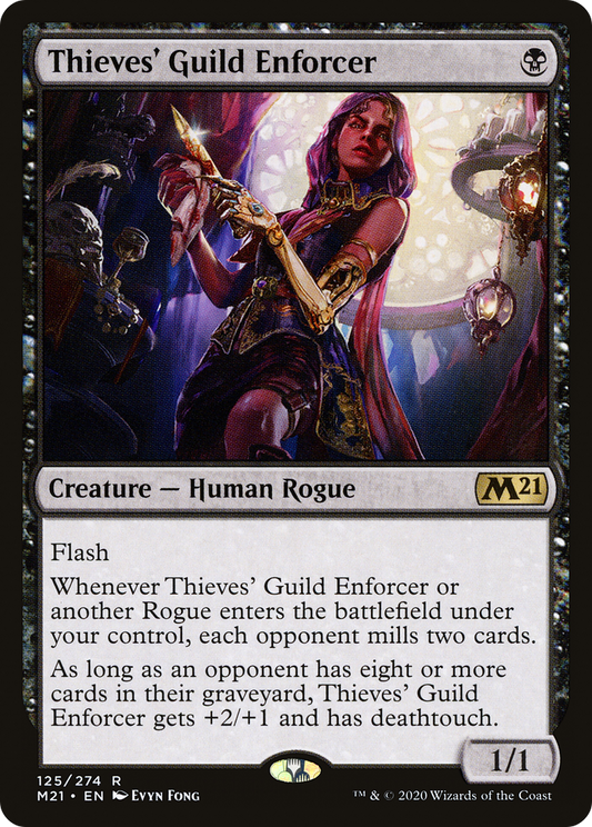 Thieves' Guild Enforcer (M21-125) - Core Set 2021 Foil