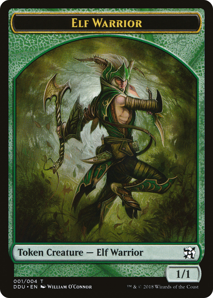 Elf Warrior (TDDU-001) - Duel Decks: Elves vs. Inventors Tokens