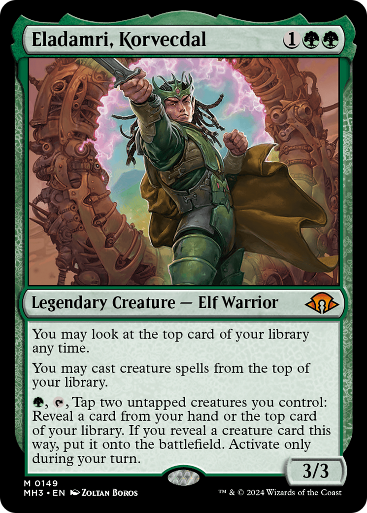 Eladamri, Korvecdal (MH3-149) - Modern Horizons 3 - Premium MTG Single from Wizards of the Coast - Just $4.17! Shop now at Game Crave Tournament Store