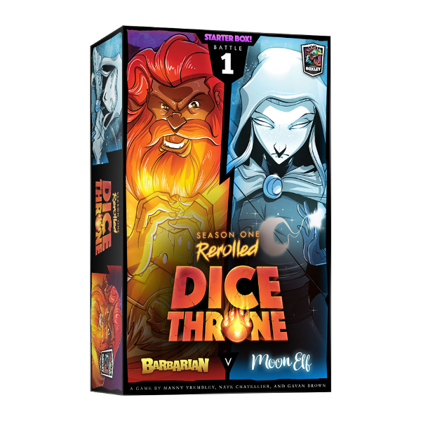 Dice Throne - Season 1 Box 1 - Barbarian vs Moon Elf - Premium Dice Throne Sealed from Nerd Ninjas - Just $29.99! Shop now at Game Crave Tournament Store