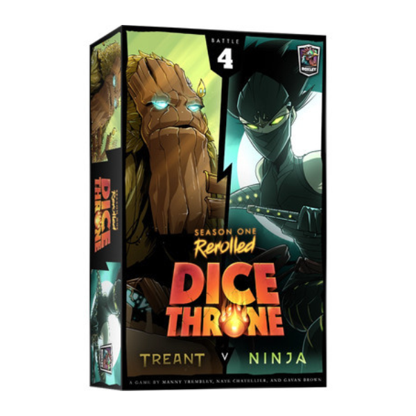 Dice Throne - Season 1 Box 4 - Treant vs Ninja - Premium Dice Throne Sealed from Nerd Ninjas - Just $29.99! Shop now at Game Crave Tournament Store