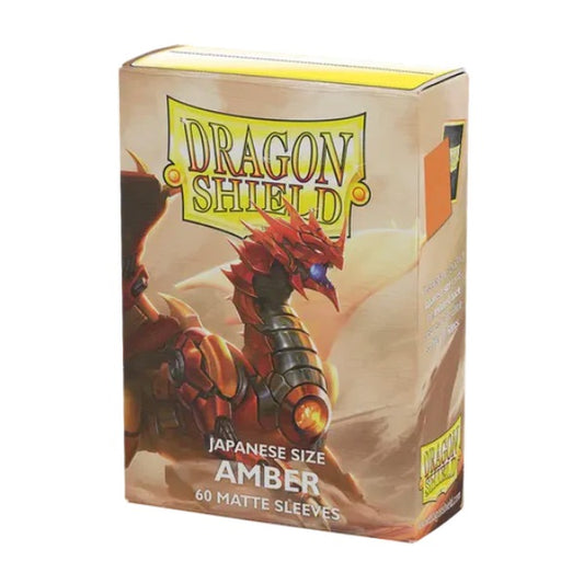 Dragon Shield Amber (60 ct) - Matte - Japanese