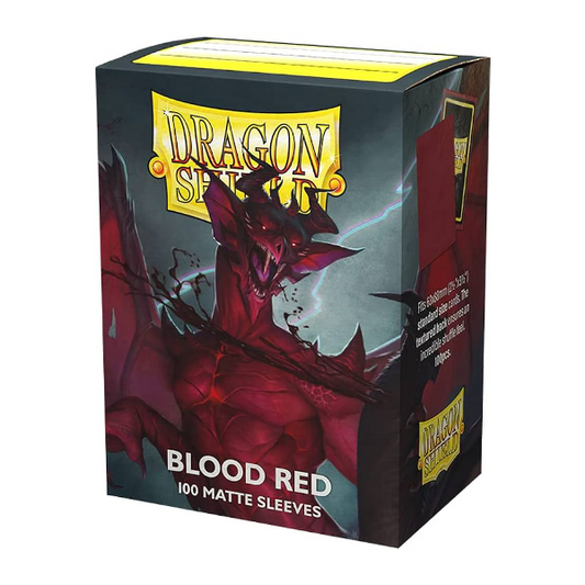 Dragon Shield Blood Red (100 ct) - Matte - Standard - Premium Card Sleeves from Arcane Tinmen - Just $12.99! Shop now at Game Crave Tournament Store