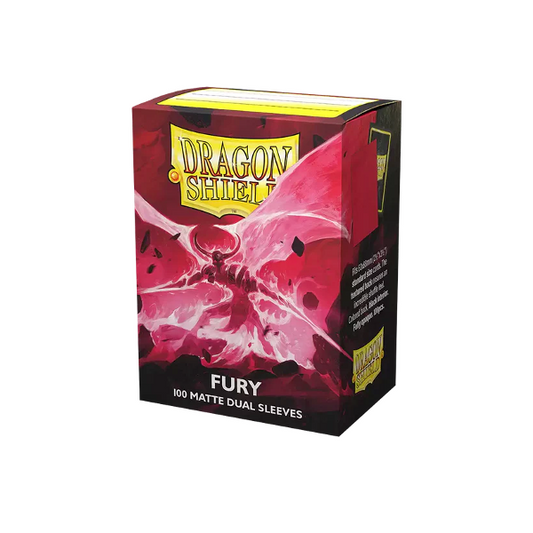 Dragon Shield Fury (100 ct) - Dual Matte - Standard - Premium Card Sleeves from Arcane Tinmen - Just $14.99! Shop now at Game Crave Tournament Store