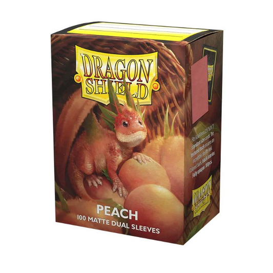 Dragon Shield Peach (100 ct) - Dual Matte - Standard - Premium Card Sleeves from Arcane Tinmen - Just $14.99! Shop now at Game Crave Tournament Store