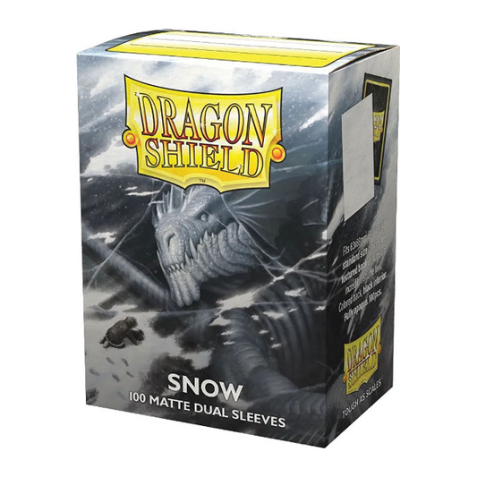 Dragon Shield Snow (100 ct) - Dual Matte - Standard - Premium Card Sleeves from Arcane Tinmen - Just $14.99! Shop now at Game Crave Tournament Store