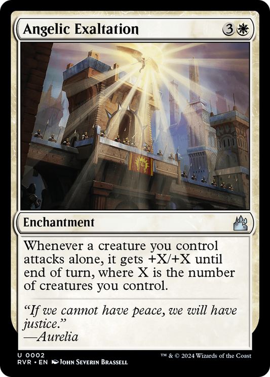 Angelic Exaltation (RVR-002) - Ravnica Remastered - Premium MTG Single from Wizards of the Coast - Just $0.25! Shop now at Game Crave Tournament Store