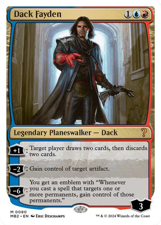 Dack Fayden (MB2-080) - Mystery Booster 2 - Premium MTG Single from Wizards of the Coast - Just $1.41! Shop now at Game Crave Tournament Store