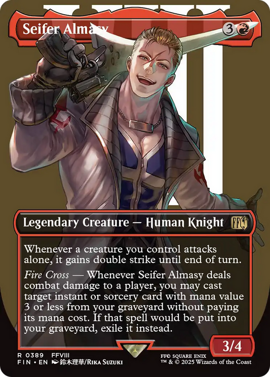 Seifer Almasy (FIN-389) - FINAL FANTASY (Borderless) Foil - Premium MTG Single from Wizards of the Coast - Just $0.44! Shop now at Game Crave Tournament Store