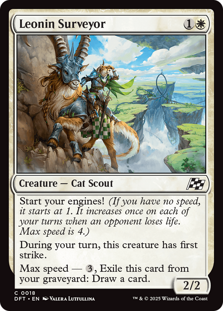 Leonin Surveyor (DFT-018) - Aetherdrift Foil - Premium MTG Single from Wizards of the Coast - Just $0.08! Shop now at Game Crave Tournament Store