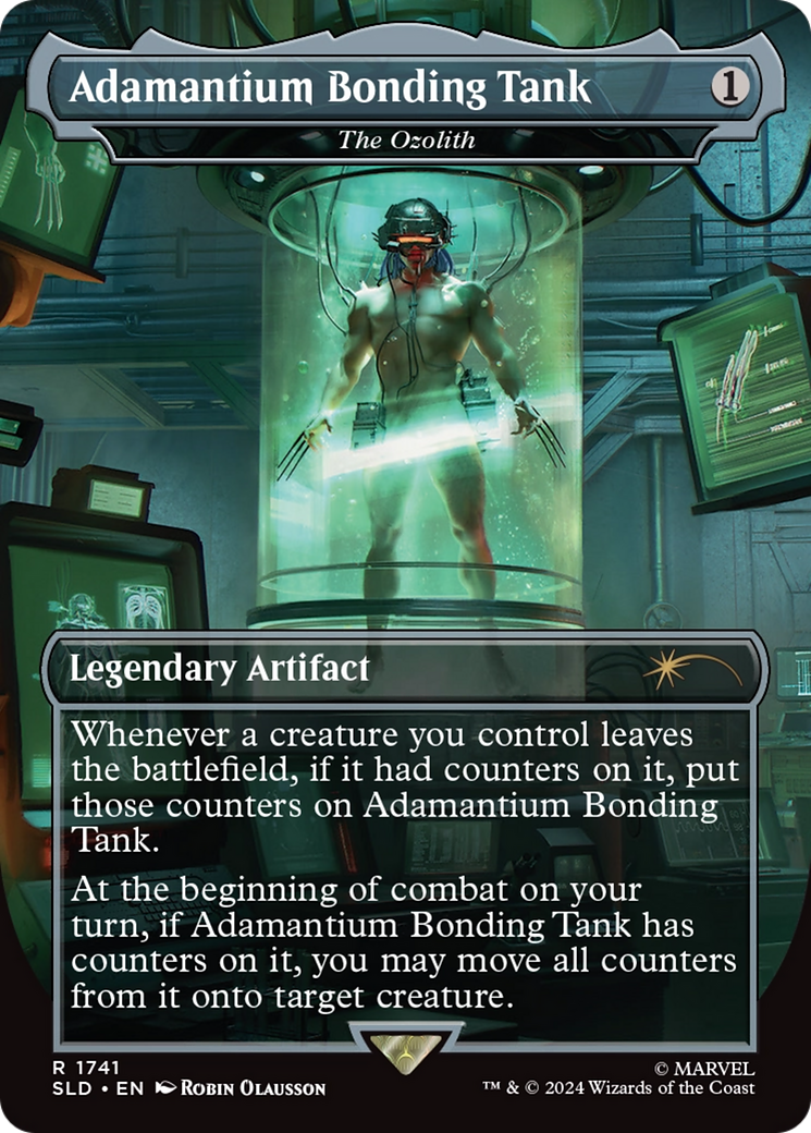 The Ozolith (SLD-1741) - Secret Lair Drop / Adamantium Bonding Tank (Borderless) - Premium MTG Single from Wizards of the Coast - Just $30.64! Shop now at Game Crave Tournament Store