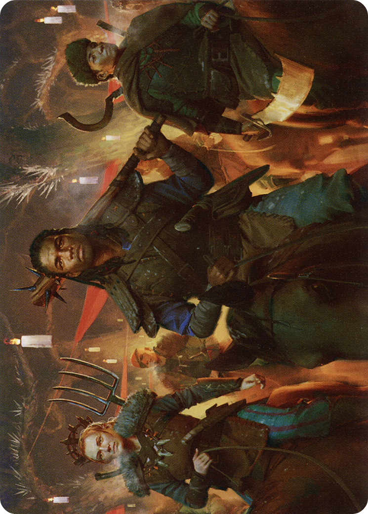 Candlelit Cavalry // Candlelit Cavalry (AMID-048) - Midnight Hunt Art Series (Borderless) - Premium MTG Single from Wizards of the Coast - Just $0! Shop now at Game Crave Tournament Store