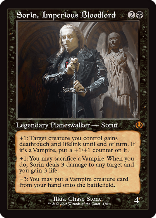 Sorin, Imperious Bloodlord (Retro Frame) (-476) - Innistrad Remastered - Premium MTG Single from Wizards of the Coast - Just $1.86! Shop now at Game Crave Tournament Store