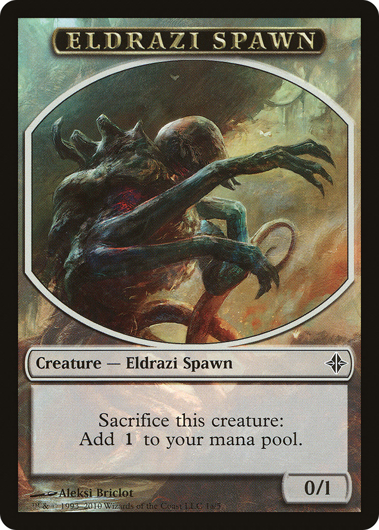 Eldrazi Spawn (TROE-01A) - Rise of the Eldrazi Tokens