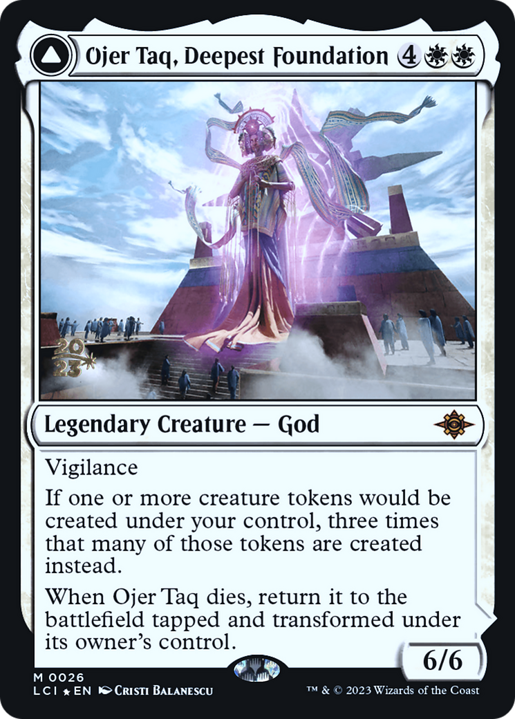 Ojer Taq, Deepest Foundation // Temple of Civilization (PLCI-26S) - The Lost Caverns of Ixalan Promos Foil - Premium MTG Single from Wizards of the Coast - Just $0! Shop now at Game Crave Tournament Store