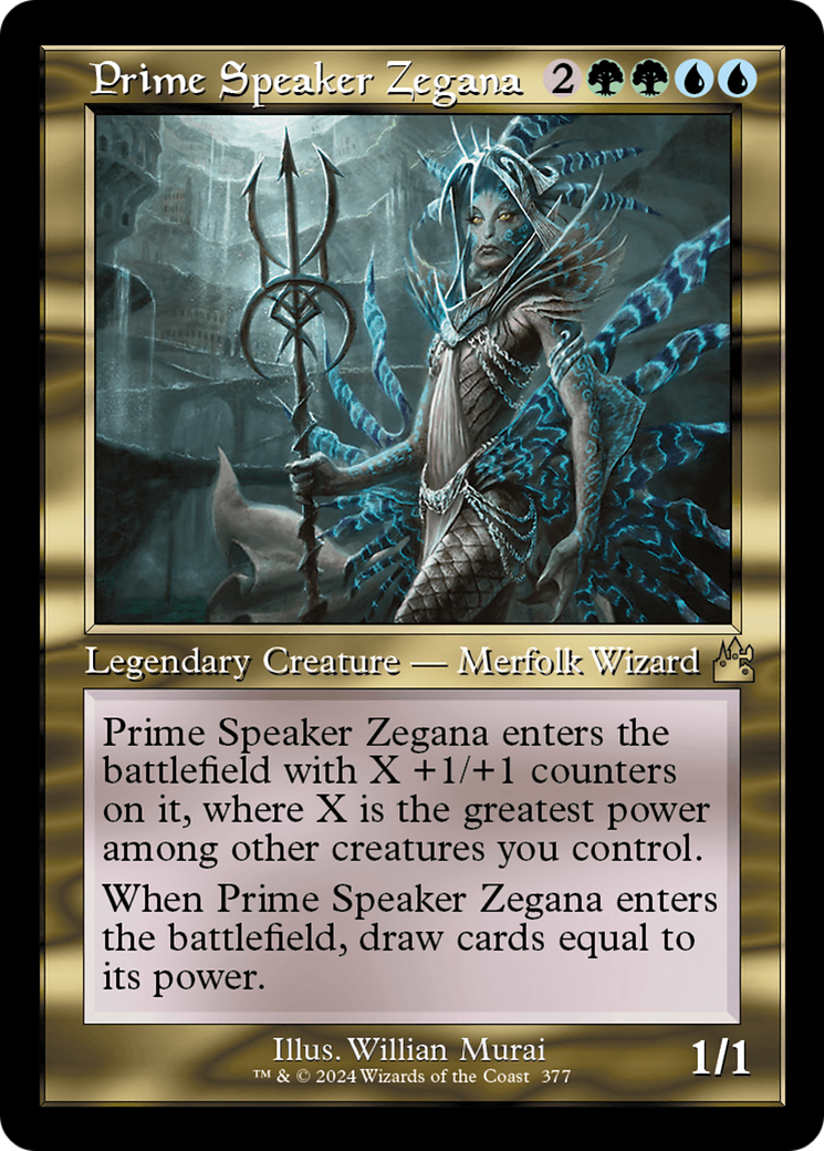 Prime Speaker Zegana (RVR-377) - Ravnica Remastered Foil - Premium MTG Single from Wizards of the Coast - Just $0.42! Shop now at Game Crave Tournament Store