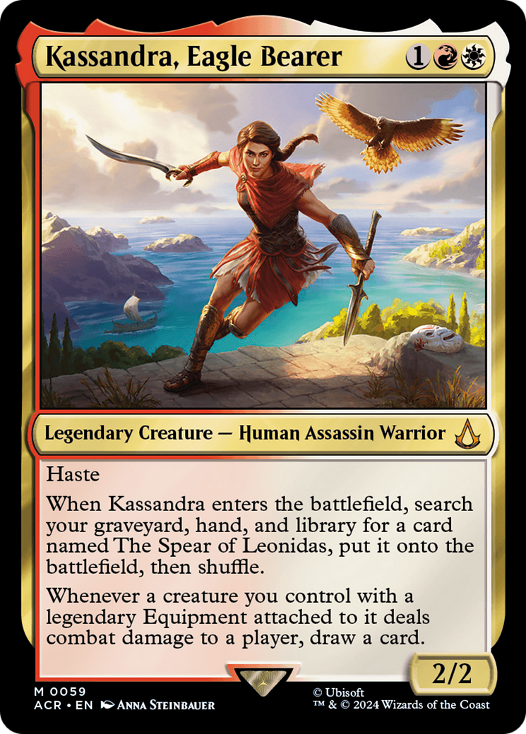 Kassandra, Eagle Bearer (ACR-059) - Assassin's Creed Foil - Premium MTG Single from Wizards of the Coast - Just $4.92! Shop now at Game Crave Tournament Store