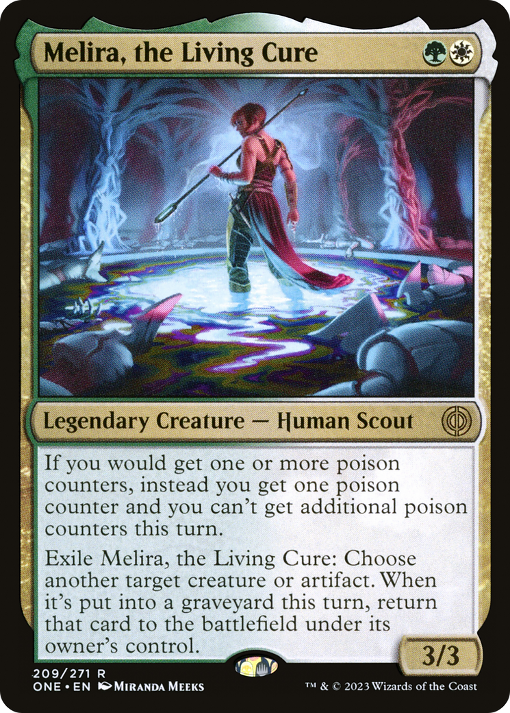 Melira, the Living Cure (ONE-209) - Phyrexia: All Will Be One Foil - Premium MTG Single from Wizards of the Coast - Just $0.25! Shop now at Game Crave Tournament Store