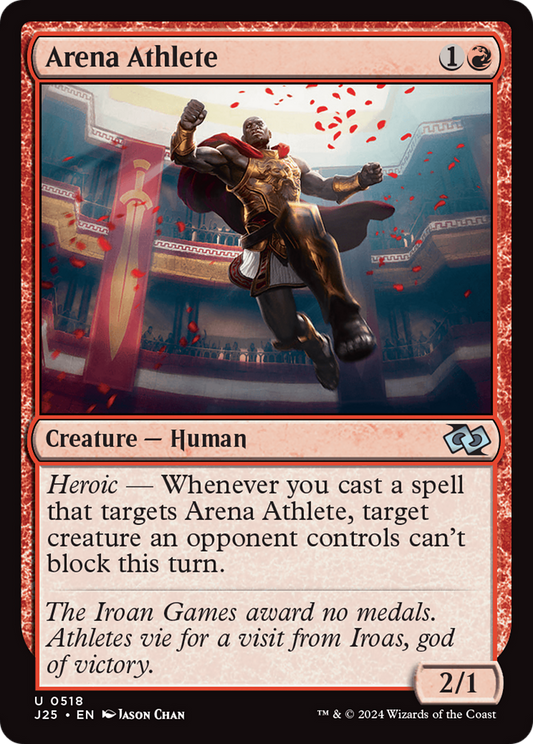 Arena Athlete (J25-518) - Foundations Jumpstart - Premium MTG Single from Wizards of the Coast - Just $0.25! Shop now at Game Crave Tournament Store