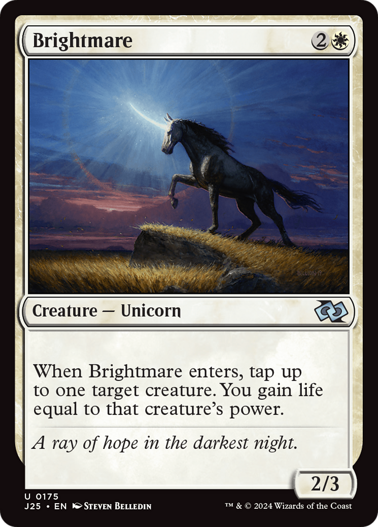 Brightmare (J25-175) - Foundations Jumpstart - Premium MTG Single from Wizards of the Coast - Just $0.25! Shop now at Game Crave Tournament Store
