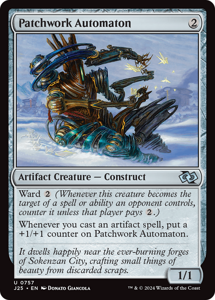 Patchwork Automaton (J25-757) - Foundations Jumpstart - Premium MTG Single from Wizards of the Coast - Just $0.25! Shop now at Game Crave Tournament Store