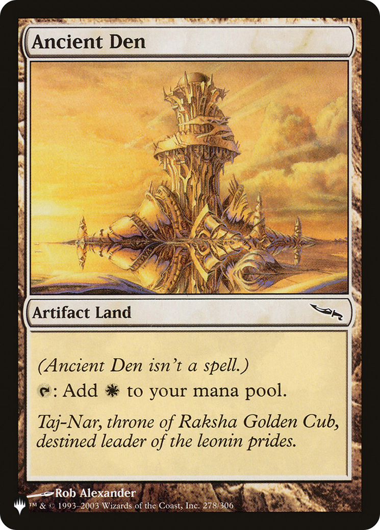 Ancient Den (PLIST-450) - The List