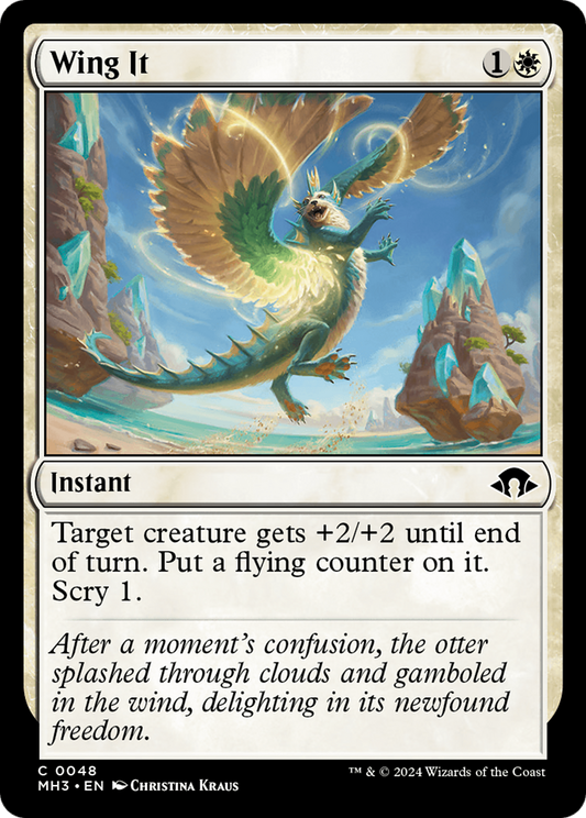 Wing It (MH3-048) - Modern Horizons 3 - Premium MTG Single from Wizards of the Coast - Just $0.25! Shop now at Game Crave Tournament Store
