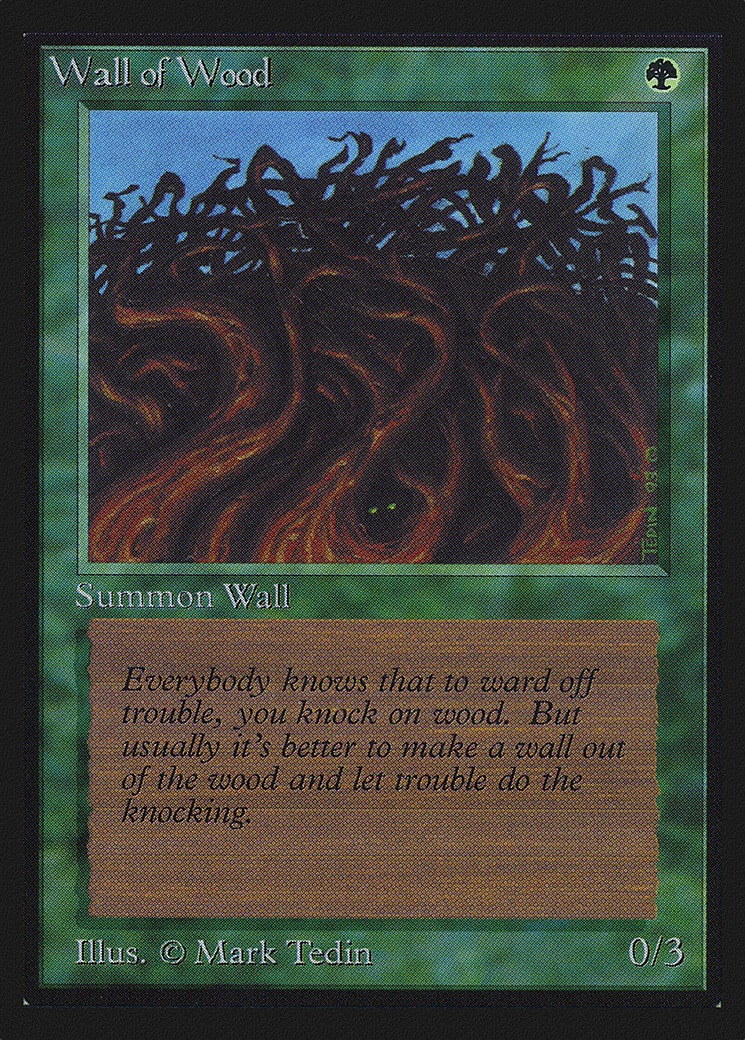 Wall of Wood (CEI-226) - Intl. Collectors' Edition