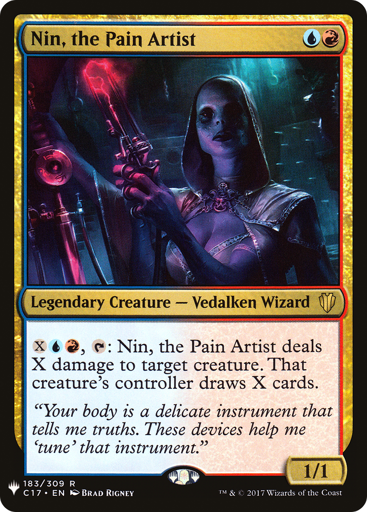 Nin, the Pain Artist (MB1-1460) - Mystery Booster