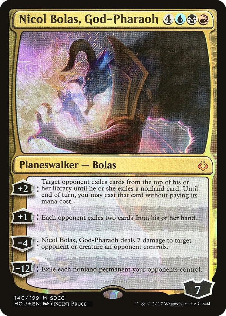 Nicol Bolas, God-Pharaoh (PS17-140) - San Diego Comic-Con 2017 Foil
