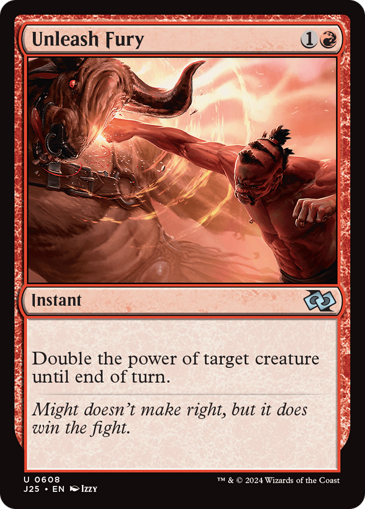 Unleash Fury (J25-608) - Foundations Jumpstart - Premium MTG Single from Wizards of the Coast - Just $0.25! Shop now at Game Crave Tournament Store