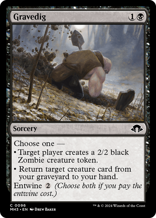 Gravedig (MH3-096) - Modern Horizons 3 - Premium MTG Single from Wizards of the Coast - Just $0.25! Shop now at Game Crave Tournament Store