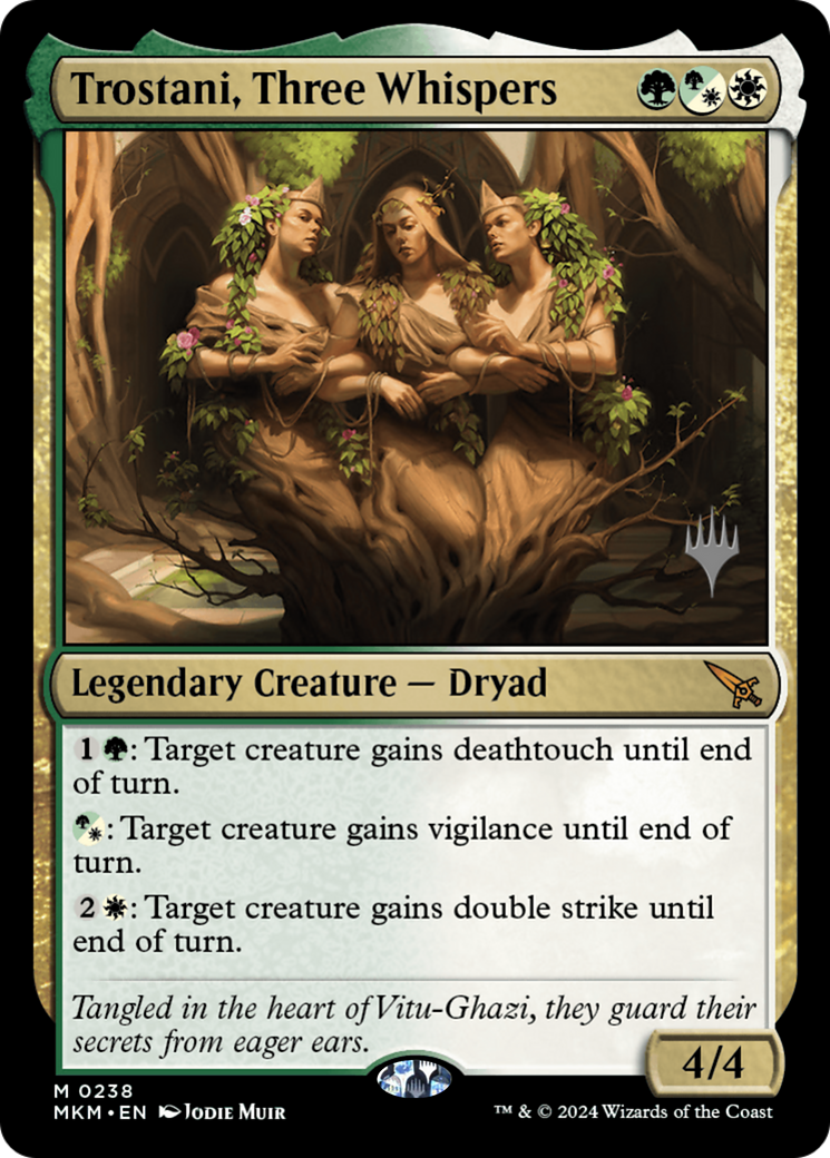 Trostani, Three Whispers (PMKM-238P) - Murders at Karlov Manor Promos Foil - Premium MTG Single from Wizards of the Coast - Just $1.92! Shop now at Game Crave Tournament Store