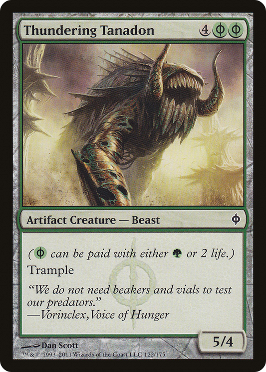 Thundering Tanadon (NPH-122) - New Phyrexia Foil