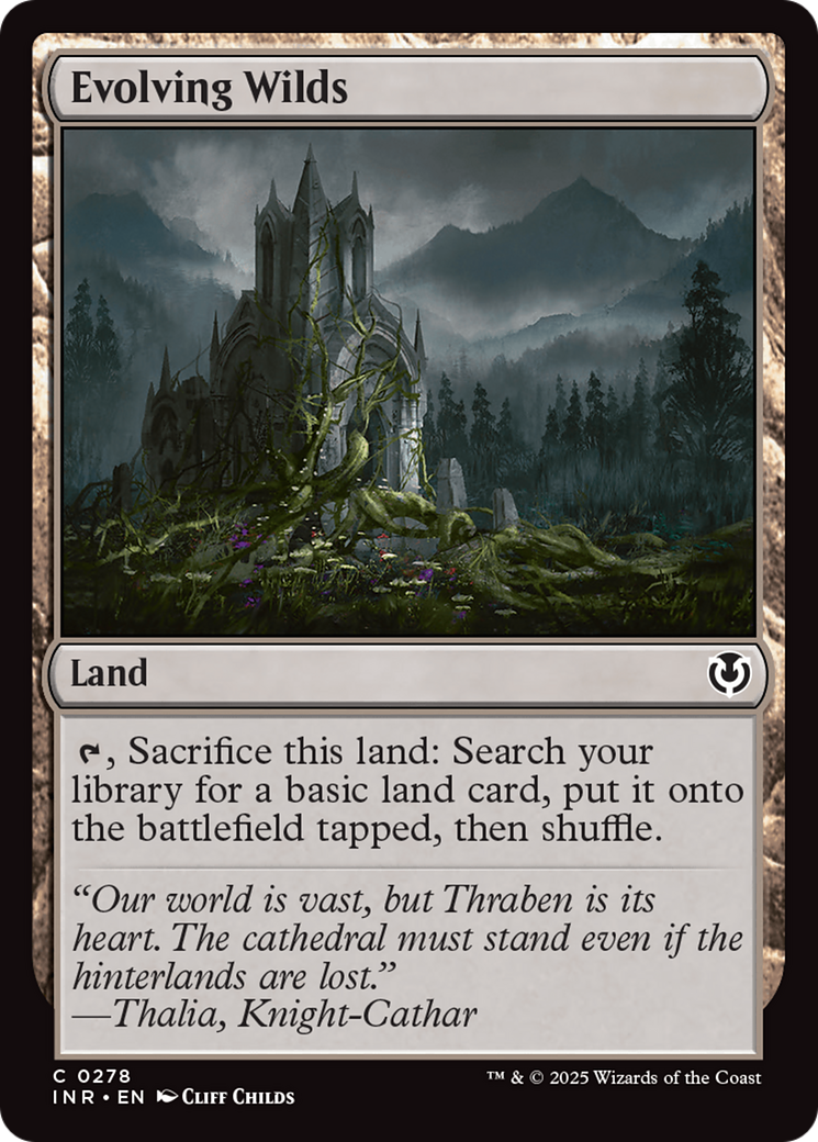 Evolving Wilds (-278) - Innistrad Remastered - Premium MTG Single from Wizards of the Coast - Just $0.25! Shop now at Game Crave Tournament Store