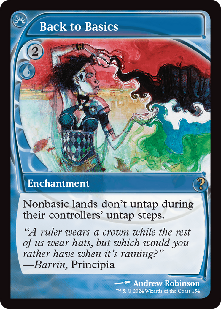 Back to Basics (MB2-154) - Mystery Booster 2 - Premium MTG Single from Wizards of the Coast - Just $3.02! Shop now at Game Crave Tournament Store