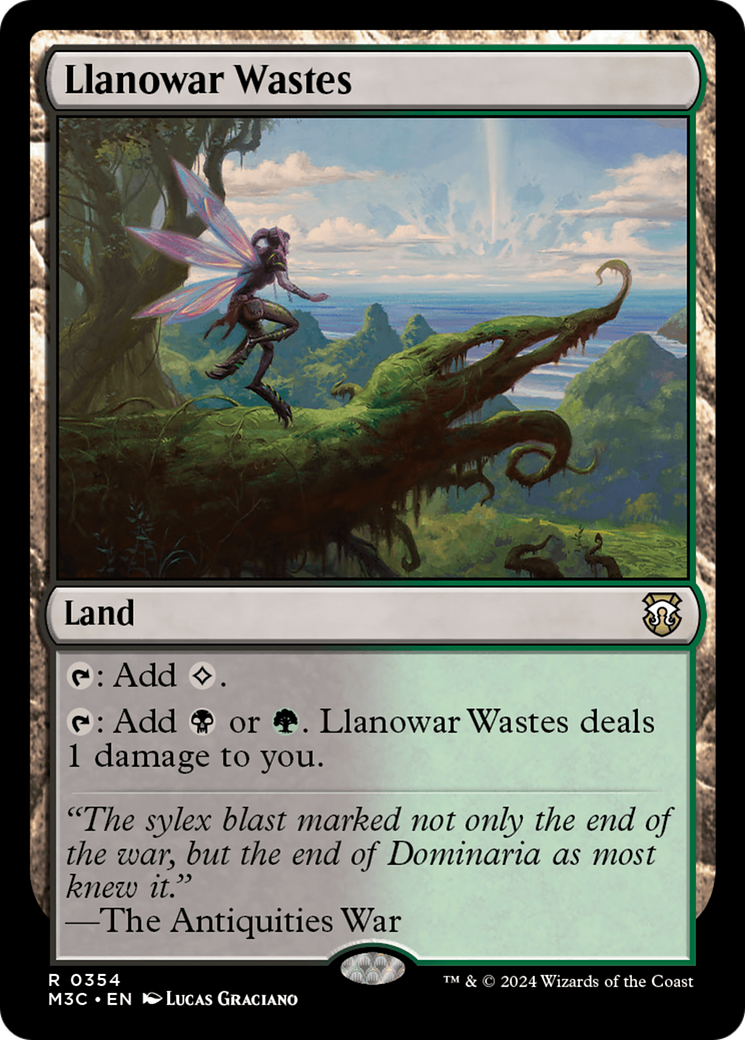 Llanowar Wastes (M3C-354) - Modern Horizons 3 Commander Foil - Premium MTG Single from Wizards of the Coast - Just $1.30! Shop now at Game Crave Tournament Store