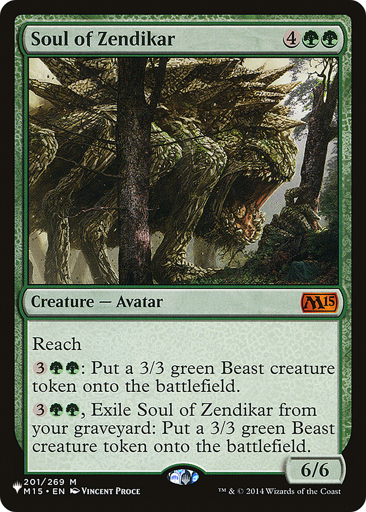 Soul of Zendikar (PLIST-193) - The List