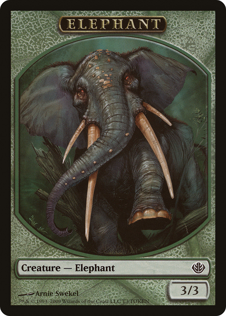 Elephant (TDDD-0T3) - Duel Decks: Garruk vs. Liliana Tokens