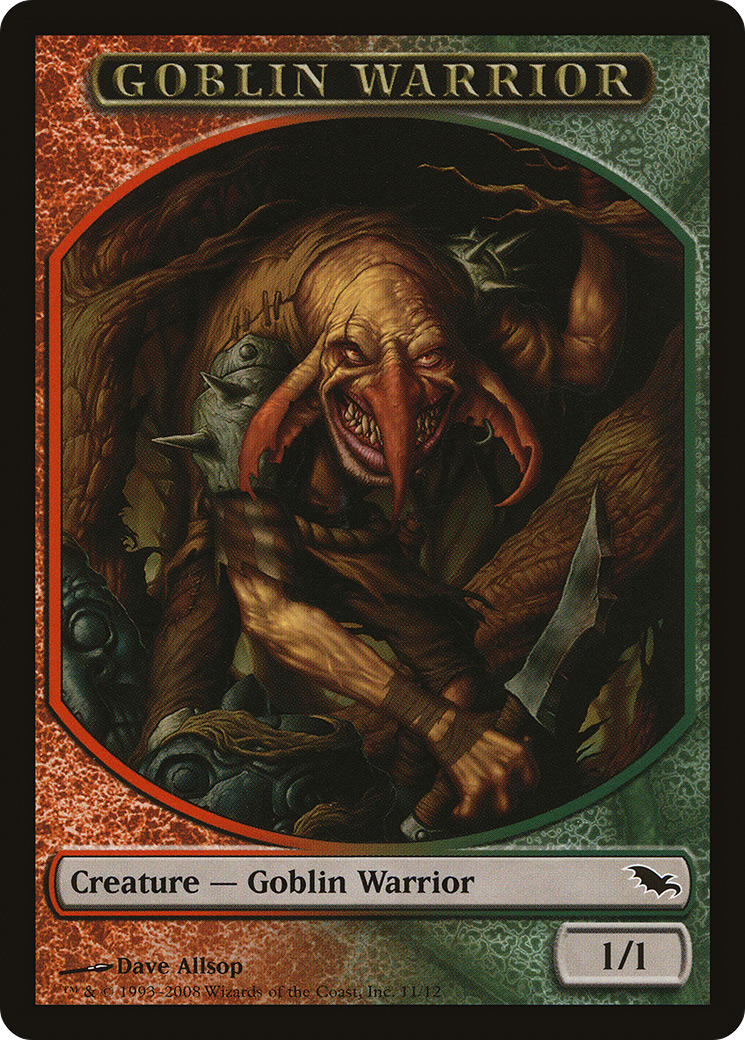 Goblin Warrior (TSHM-011) - Shadowmoor Tokens