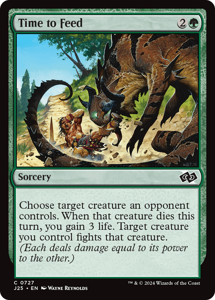 Time to Feed (J25-727) - Foundations Jumpstart - Premium MTG Single from Wizards of the Coast - Just $0.25! Shop now at Game Crave Tournament Store