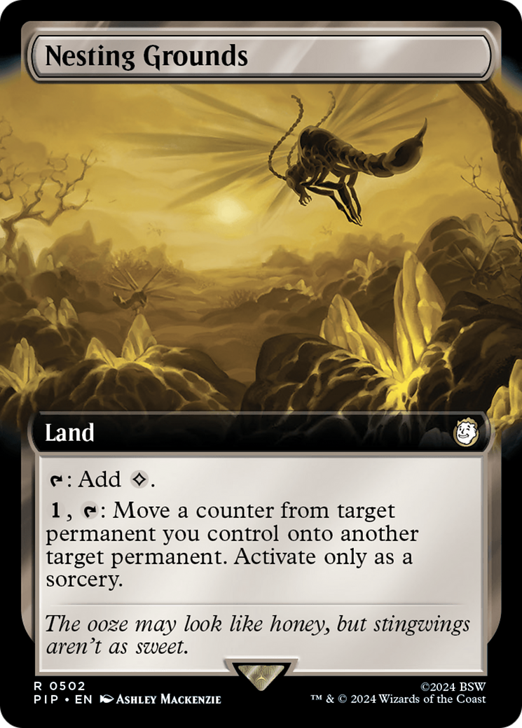 Nesting Grounds (PIP-502) - Fallout: (Extended Art) - Premium MTG Single from Wizards of the Coast - Just $0.96! Shop now at Game Crave Tournament Store